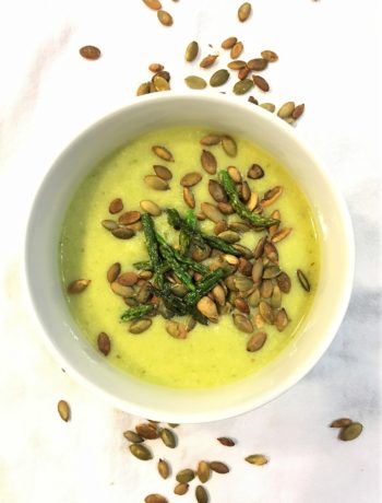 Creamy Asparagus & Rutabaga Soup