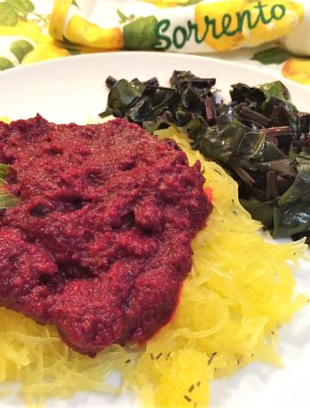 Spaghetti and Meatballs with Nomato Sauce Plated