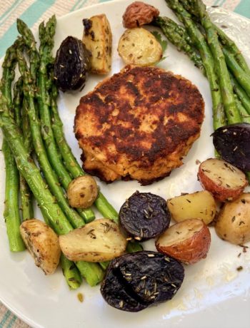 Survival Savvy Salmon Cakes_served